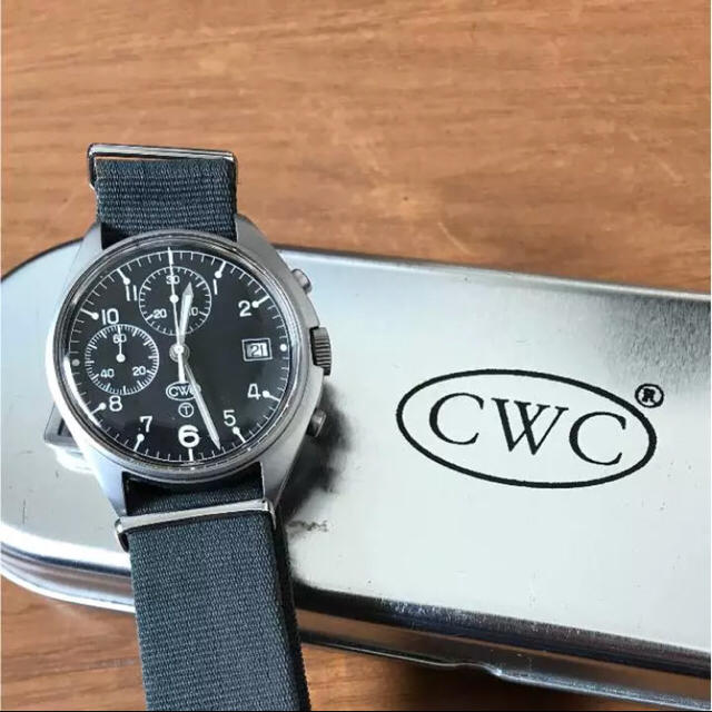 CWC Mechanical chronograph dated watch メンズの時計(腕時計(アナログ))の商品写真