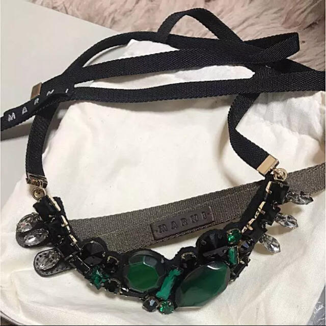 Marni(マルニ)のマルニ marni 新品 ネックレス ストーン  エメラルド レディースのアクセサリー(ネックレス)の商品写真