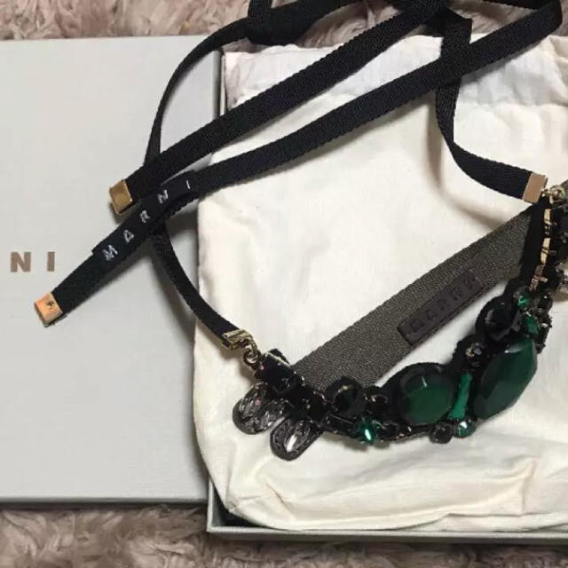 Marni(マルニ)のマルニ marni 新品 ネックレス ストーン  エメラルド レディースのアクセサリー(ネックレス)の商品写真