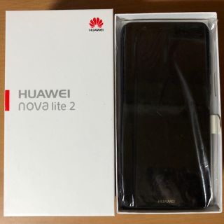 アンドロイド(ANDROID)の新品 HUAWEI nova lite 2 Blue ブルー SIMフリー(スマートフォン本体)