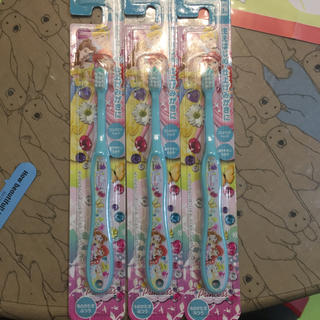 ディズニー(Disney)の歯ブラシ   子供用  プリンセス 3本セット(歯ブラシ/歯みがき用品)