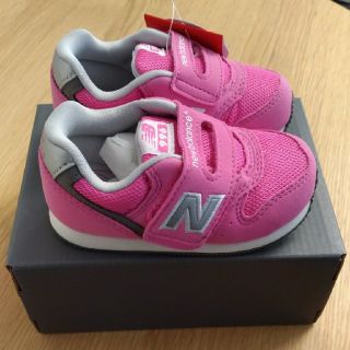 ニューバランス(New Balance)のららりんご様専用　ニューバランス ベビースニーカー
14.0cm マゼンタピンク(スニーカー)