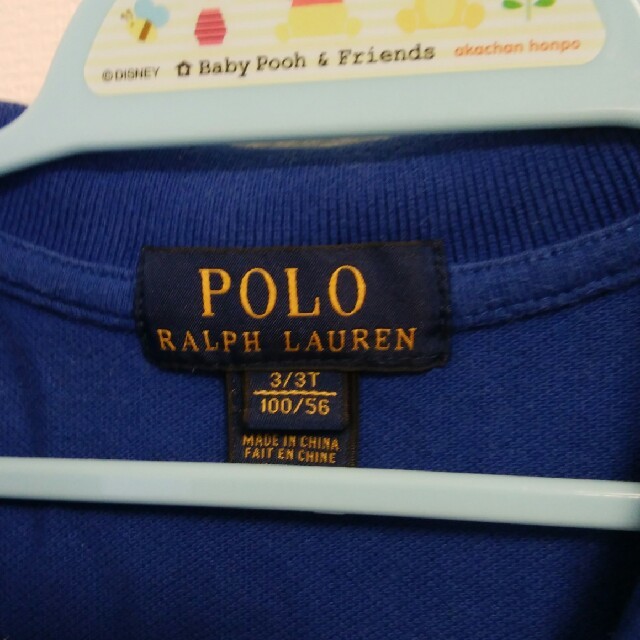 POLO RALPH LAUREN(ポロラルフローレン)のPOLOのポロシャツ　サイズ100 キッズ/ベビー/マタニティのキッズ服男の子用(90cm~)(Tシャツ/カットソー)の商品写真