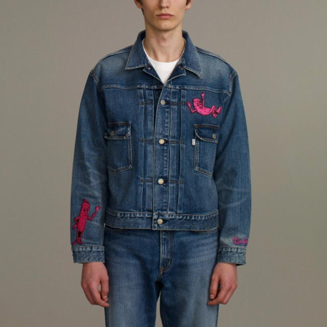 KIM JONES - KIM JONES(キムジョーンズ)×GU デニムジャケットの KIM JONES - KIM JONES(キムジョーンズ)×GU デニムジャケットの