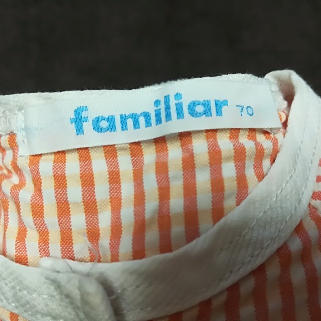 familiar(ファミリア)のロンパース　familiar　70 キッズ/ベビー/マタニティのベビー服(~85cm)(ロンパース)の商品写真