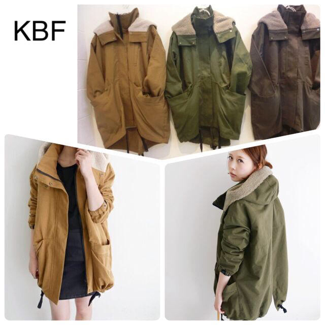 新品◎KBF 2wayBIGモッズコート