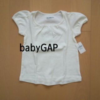 ギャップ(GAP)のbabyGAP♡新品白T90【値下中】(その他)