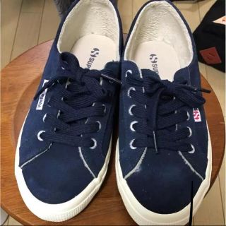 スペルガ(SUPERGA)のスペルガ スニーカー スエード ネイビー(スニーカー)