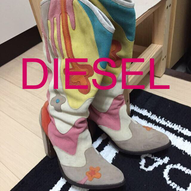 DIESEL(ディーゼル)のお取り置きDIESELヴィンテージブーツ レディースの靴/シューズ(ブーツ)の商品写真