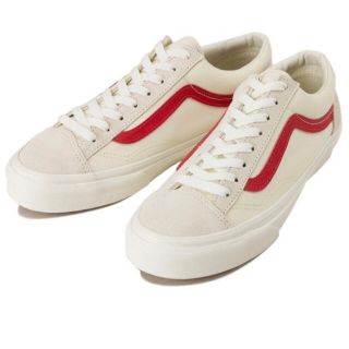 ヴァンズ(VANS)のVANS style 36 27cm ホワイト レッド バンズ 未使用新品 (スニーカー)