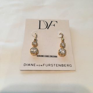 ダイアンフォンファステンバーグ(DIANE von FURSTENBERG)の【新品未使用】DvF ジルコニアピアス ダイアンフォンファスティンバーク(ピアス)