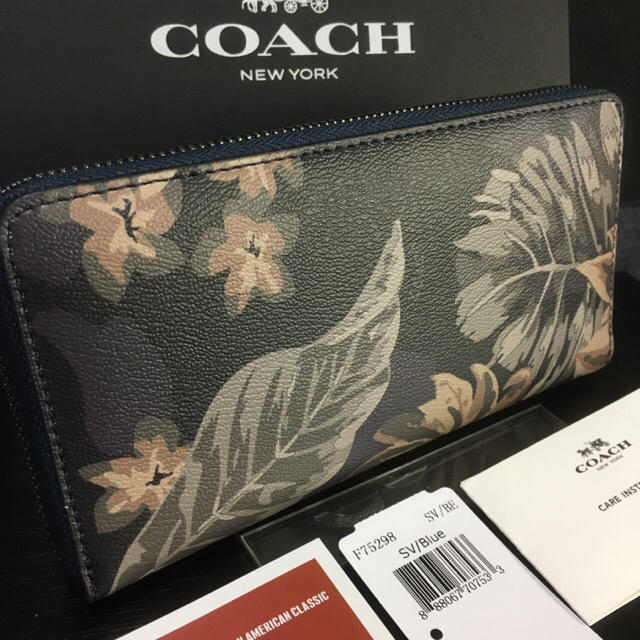 COACH(コーチ)の限定セール❣️新品コーチ長財布F75298 ハワイアンパーム メンズのファッション小物(長財布)の商品写真