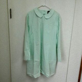 トップショップ(TOPSHOP)のUK 14 　TOP SHOP　　膝丈ワンピース(ひざ丈ワンピース)