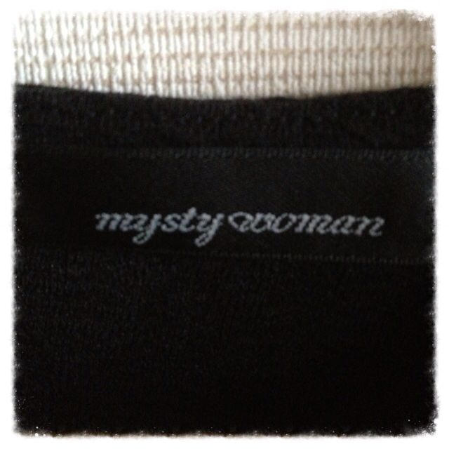 mysty woman(ミスティウーマン)のmysty woman☆トップス 黒 レディースのトップス(カットソー(長袖/七分))の商品写真