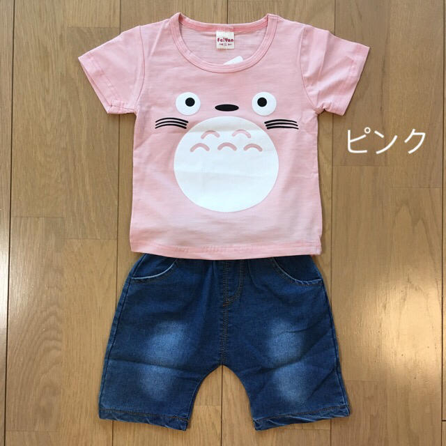 在庫処分❤️【80cm】トトロセットアップ キッズ/ベビー/マタニティのキッズ服女の子用(90cm~)(その他)の商品写真