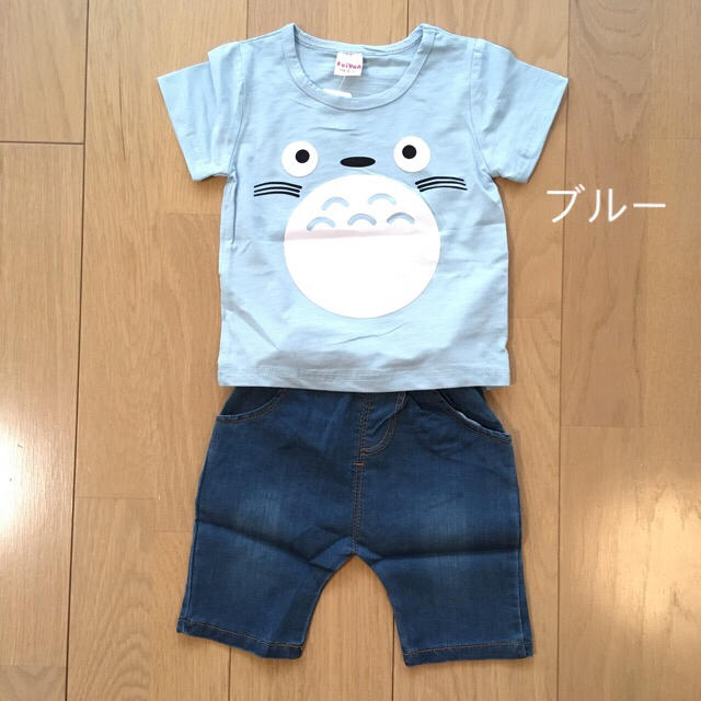 在庫処分❤️【80cm】トトロセットアップ キッズ/ベビー/マタニティのキッズ服女の子用(90cm~)(その他)の商品写真