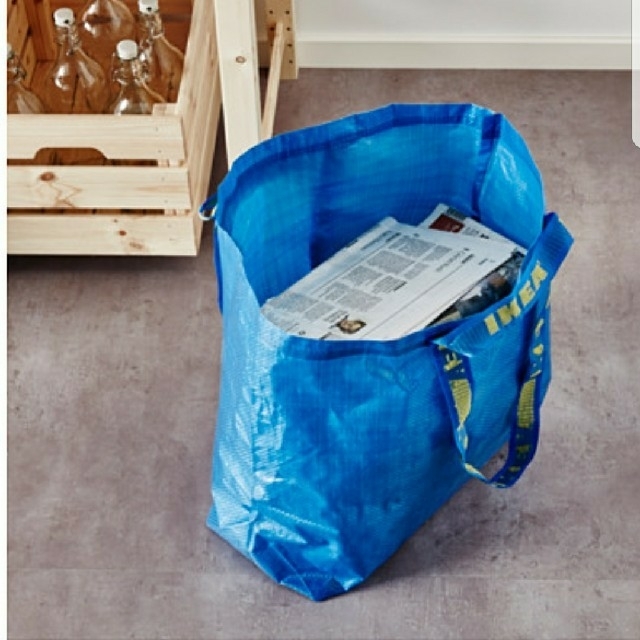 IKEA(イケア)のIKEA　ショップバッグMサイズ　2枚セット レディースのバッグ(エコバッグ)の商品写真