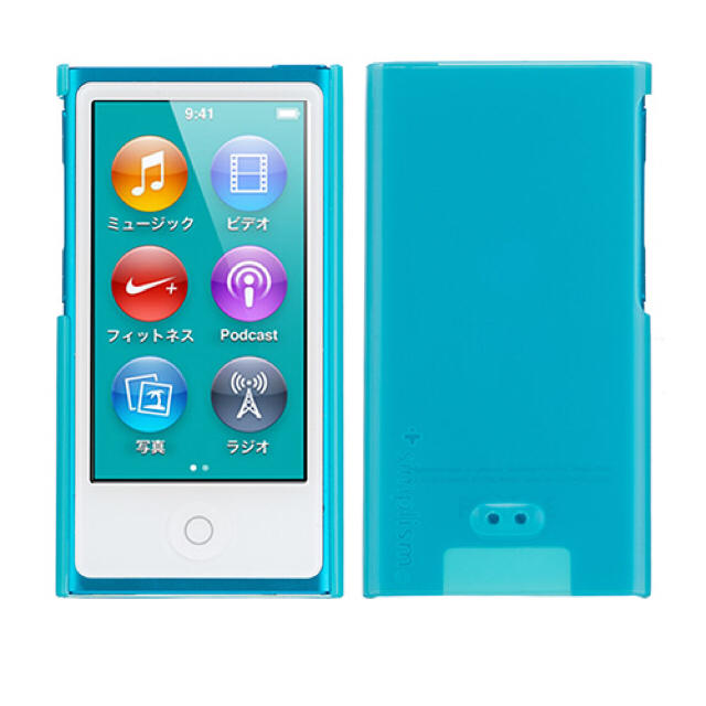 Apple(アップル)のiPod nano7th用ハードカバー TR-CCNN12-BL ブルー スマホ/家電/カメラのオーディオ機器(ポータブルプレーヤー)の商品写真