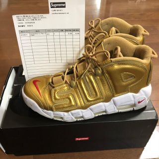 シュプリーム(Supreme)の★限定値引き！AIR MORE UPTEMPO supreme  シュプリーム(スニーカー)