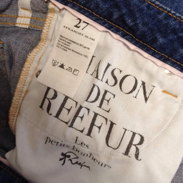 Maison de Reefur(メゾンドリーファー)のストレートスリム デニム レディースのパンツ(デニム/ジーンズ)の商品写真