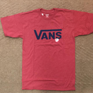 ヴァンズ(VANS)の【新品】VANS クラシック ロゴ 半袖 Tシャツ レッドSサイズ(Tシャツ/カットソー(半袖/袖なし))