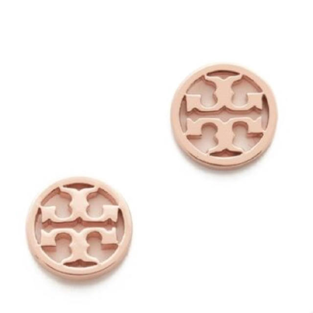 Tory Burch - 本物 新品在庫 トリーバーチ サークルロゴピアス ピンク