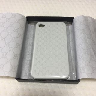 グッチ(Gucci)のGUCCI iPhone4 専用  SILICONE CASE(iPhoneケース)