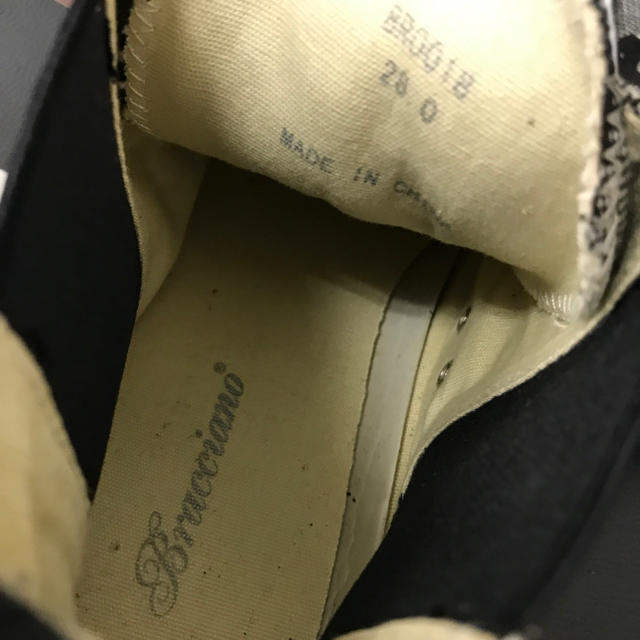 Bracciano(ブラッチャーノ)のブラッチャーノ 28cm ハイカット スニーカー ブロックチェック柄  メンズの靴/シューズ(スニーカー)の商品写真