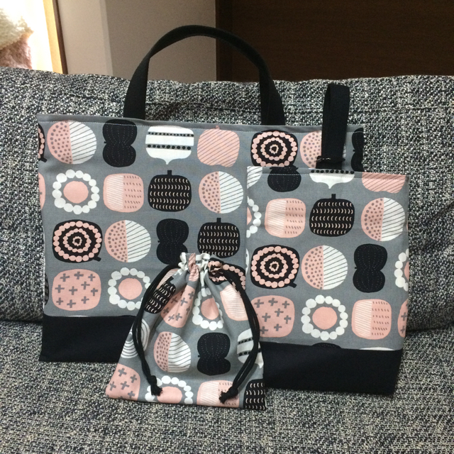 CHANEL様専用♡入園グッズ3点 ハンドメイドのキッズ/ベビー(バッグ/レッスンバッグ)の商品写真