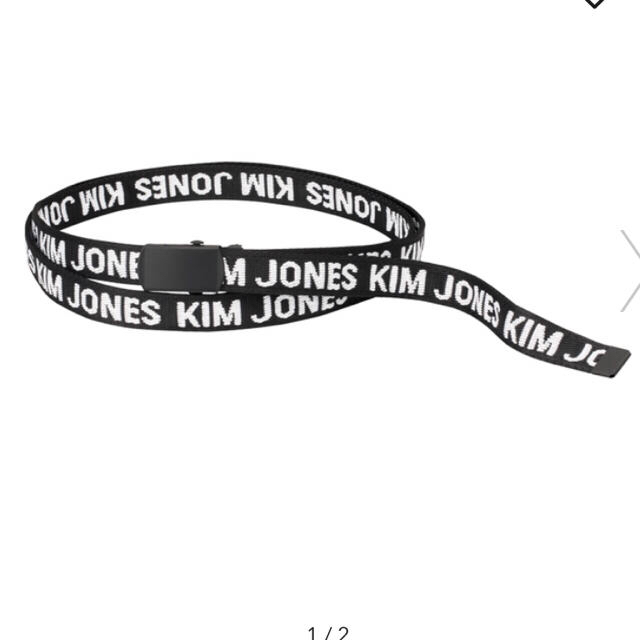KIM JONES(キムジョーンズ)の新品KIM JONES✖︎GU❤️ナローガチャベルト黒 レディースのファッション小物(ベルト)の商品写真