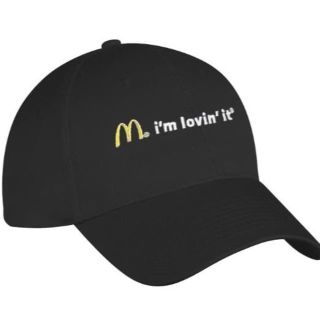 マクドナルド(マクドナルド)のDDJ 様 専用 マクドナルド i'm Lovin it Cap Black(キャップ)