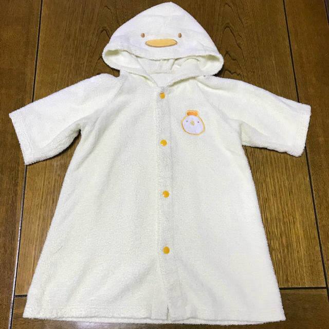 ベビーバスローブ  タオルポンチョ  50〜95 キッズ/ベビー/マタニティのベビー服(~85cm)(バスローブ)の商品写真