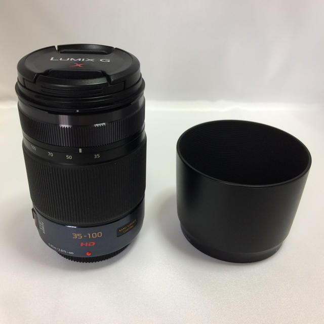 Panasonic(パナソニック)の【美品・送料無料】LUMIX G X VARIO 35-100mm/F2.8 スマホ/家電/カメラのカメラ(レンズ(ズーム))の商品写真