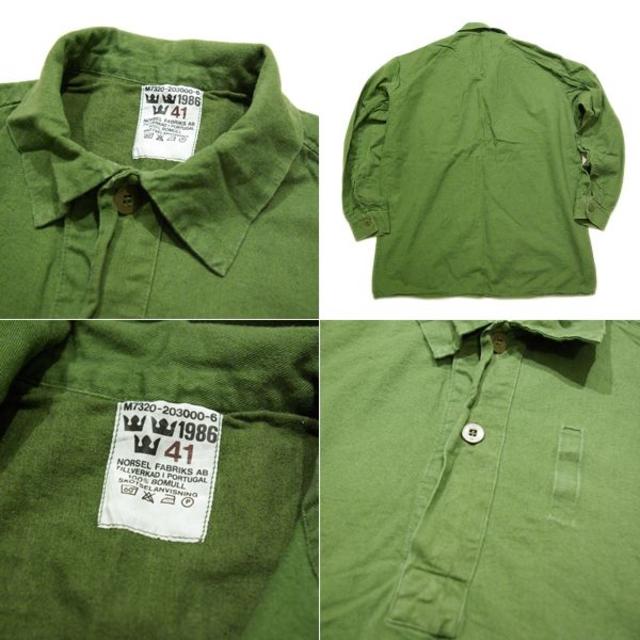 80's Swedish army pullover shirts レディースのトップス(シャツ/ブラウス(長袖/七分))の商品写真