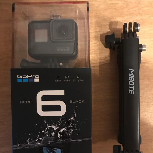 GoPro(ゴープロ)のGoPro HERO6 付属品完備 スマホ/家電/カメラのカメラ(ビデオカメラ)の商品写真