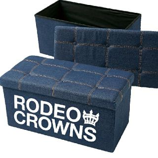 ロデオクラウンズワイドボウル(RODEO CROWNS WIDE BOWL)のRCWBラゾーナ川崎プラザ店 新装開店 記念ノベルティ デニムビッグボックス(リビング収納)