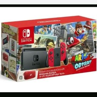 ニンテンドースイッチ(Nintendo Switch)の新品 未開封 Nintendo Switch マリオンオデッセイ  セット(家庭用ゲーム機本体)