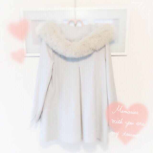 WILLSELECTION(ウィルセレクション)のTata様専用♡美品♡ラムメルトンミディコート♡ブルー♡ レディースのジャケット/アウター(その他)の商品写真