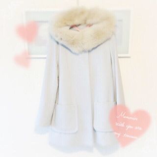 ウィルセレクション(WILLSELECTION)のTata様専用♡美品♡ラムメルトンミディコート♡ブルー♡(その他)