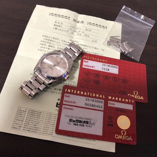 【超特価SALE開催!】 OMEGA - オメガ シーマスター アクアテラ クオーツ 稼働品 腕時計(アナログ) 【超特価SALE開催!】 OMEGA - オメガ シーマスター アクアテラ クオーツ 稼働品 腕時計(アナログ)