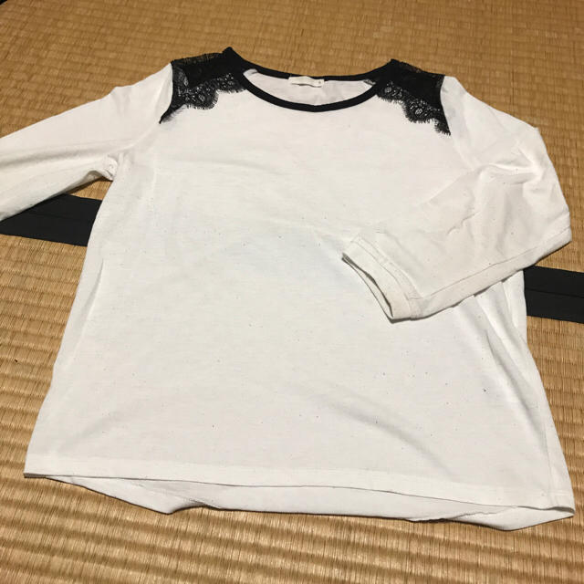 ロンT◎S◎肩レース レディースのトップス(Tシャツ(長袖/七分))の商品写真