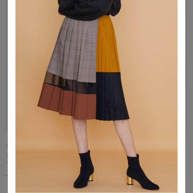 セールサイトの通販 UNITED TOKYO ブロックプリーツスカート ...