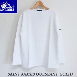 セントジェームス(SAINT JAMES)のセントジェームス ウエッソン ホワイト T1(カットソー(長袖/七分))