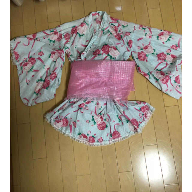 Rady様専用セパレート浴衣ワンピース キッズ/ベビー/マタニティのキッズ服女の子用(90cm~)(甚平/浴衣)の商品写真