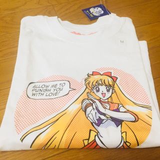 セーラームーン(セーラームーン)のGU セーラームーン コラボ セーラーヴィーナス Ｔシャツ(Tシャツ(半袖/袖なし))