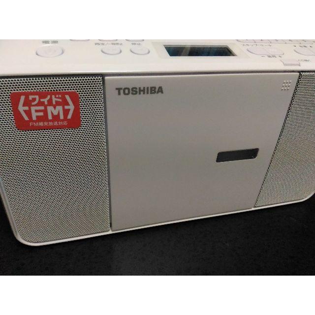 東芝(トウシバ)の東芝　ワイドFM対応CDラジオ スマホ/家電/カメラのオーディオ機器(ラジオ)の商品写真