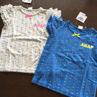 アナップキッズ(ANAP Kids)のANAP アナップ 半袖 Tシャツ 2枚セット 120cm(Tシャツ/カットソー)