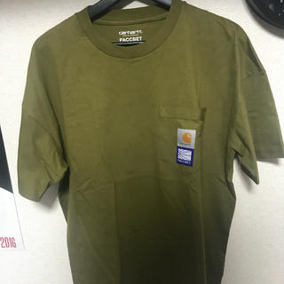 シュプリーム(Supreme)のpaccbet carhartt コラボT(Tシャツ/カットソー(半袖/袖なし))
