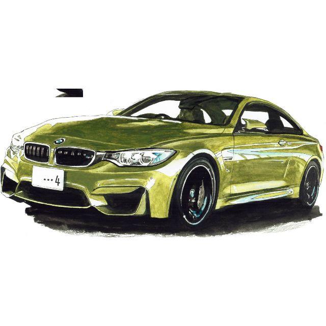 GC-234 BMW M4クーペ/i8限定版画 直筆サイン 額装●作家 平右ヱ門 エンタメ/ホビーの美術品/アンティーク(版画)の商品写真