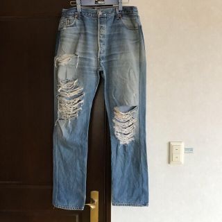 Levi's - リーバイス ダメージ デニム の通販 by mai.s's shop